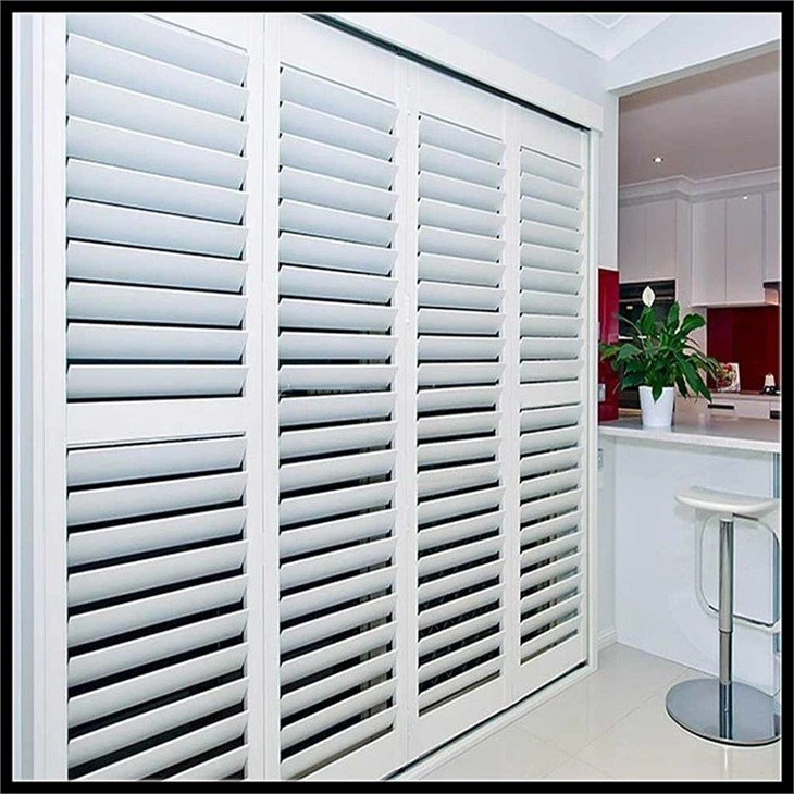 Ventilation aluminum louver door