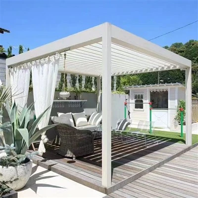 Ηλεκτρική Πέργκολα Sun Louver με μεταλλικό σκελετό